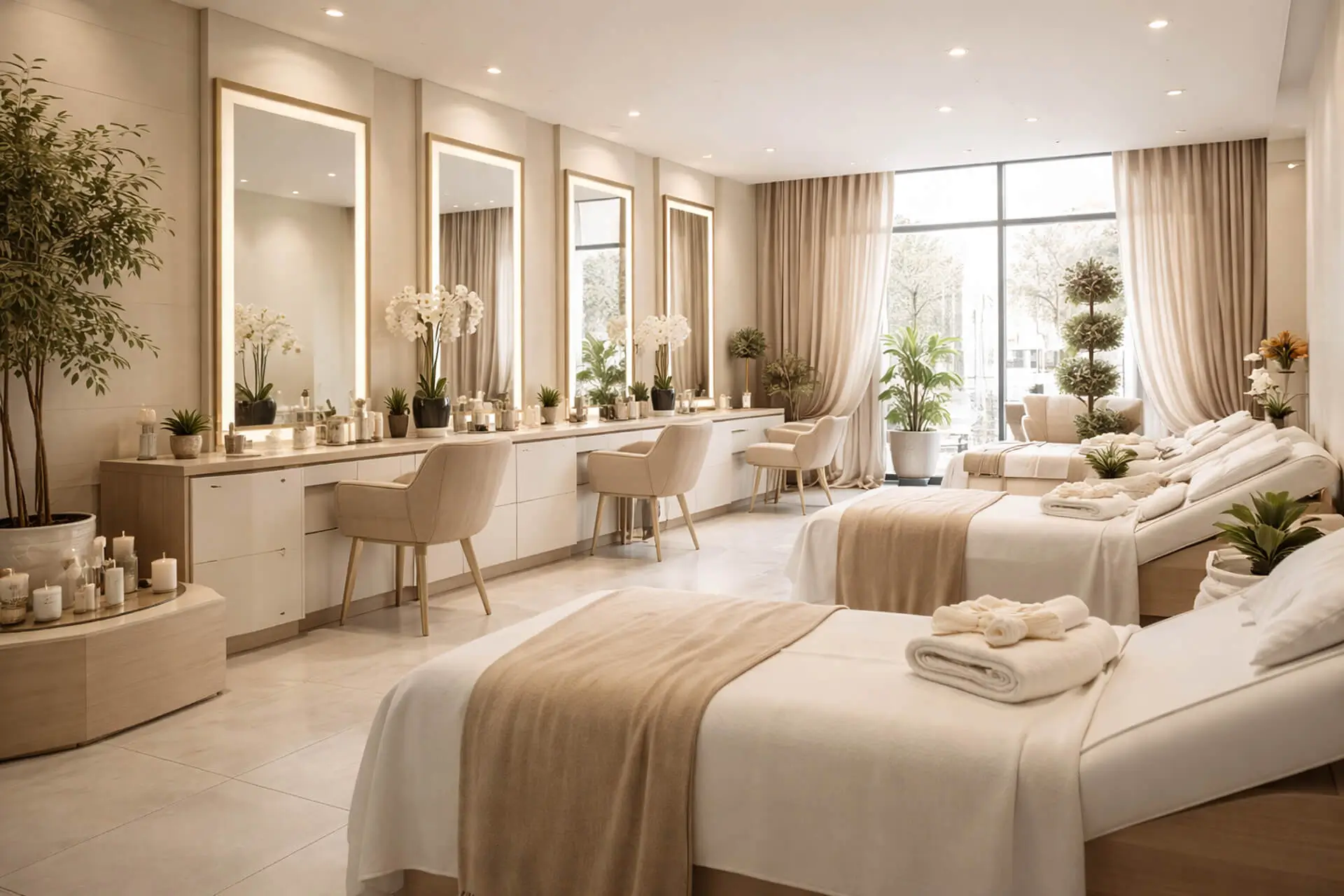Professional manicure service at Aura Day Spa in Thunder Bay